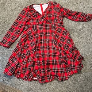 SHEIN NWT! Tartan plaid dress! XXL! So cute!